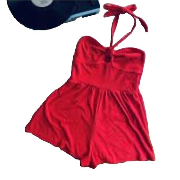 Wild Fable woman's red towel romper NWT size XL - Picture 1 of 7